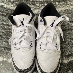 Nike Air Jordan 3 retro dark iris. Size 6.5 youth.